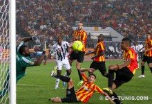 Ben Mansour auteur du but de la qualification pour la finale de la Ligue des champions 2012 face au TP Mazembe, le 20 octobre 2012 à Radès. (Photo CHALA)