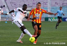Youssef Belaïli lors du match face au CS Sfaxien, le 23 mai 2013 à Radès. (Photo CHALA)
