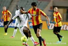 Oussama Darragi face au Cotonsport Garoua en Ligue des champions, le 3 août 2013 à Radès. (Photo CHALA)