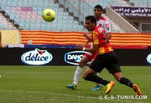 Iheb Msakni auteur du premier but de l'Espérance face à l'Etoile lors de la 2è journée de Ligue 1, le 29 septembre 2013 à Radès. (Photo CHALA)