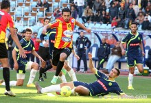 Ihab Msakni lors du match face à l'AS Marsa du 25 janvier 2014 à Radès. (Photo CHALA)